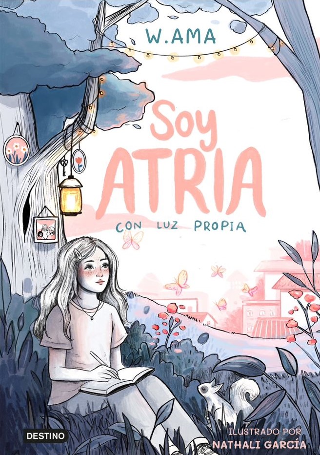 Portada ilustrada “Soy ATRIA” y “Con luz propia”.
